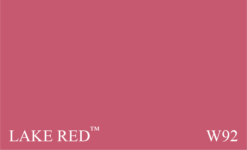 Couleur Peinture Farrow & Ball NHM W92 Lake Red : Rouge rose nergisant